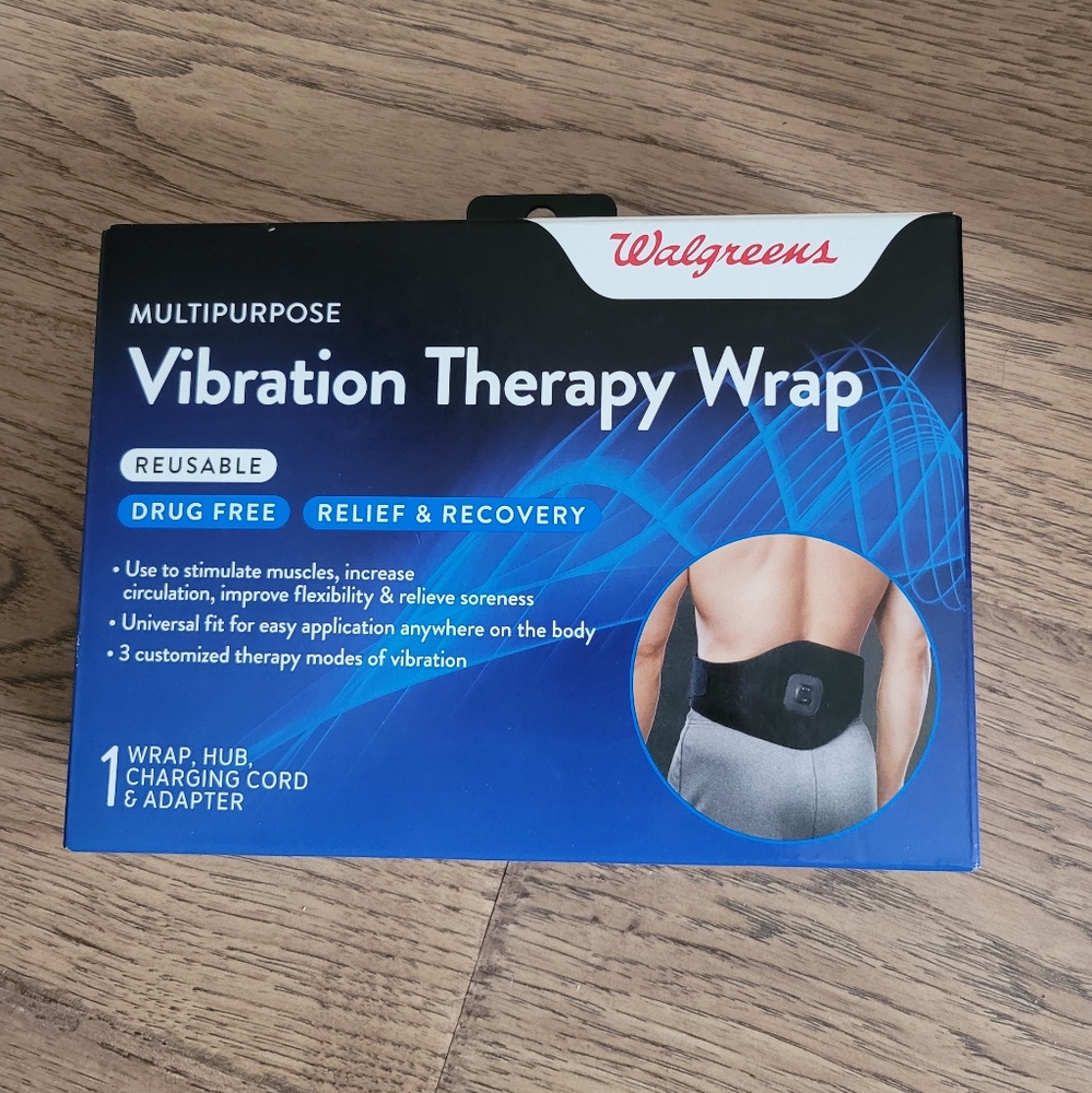 Multipurpose Vibration Therapy Wrap Stimulates Muscles Relief Recovery Reusable.